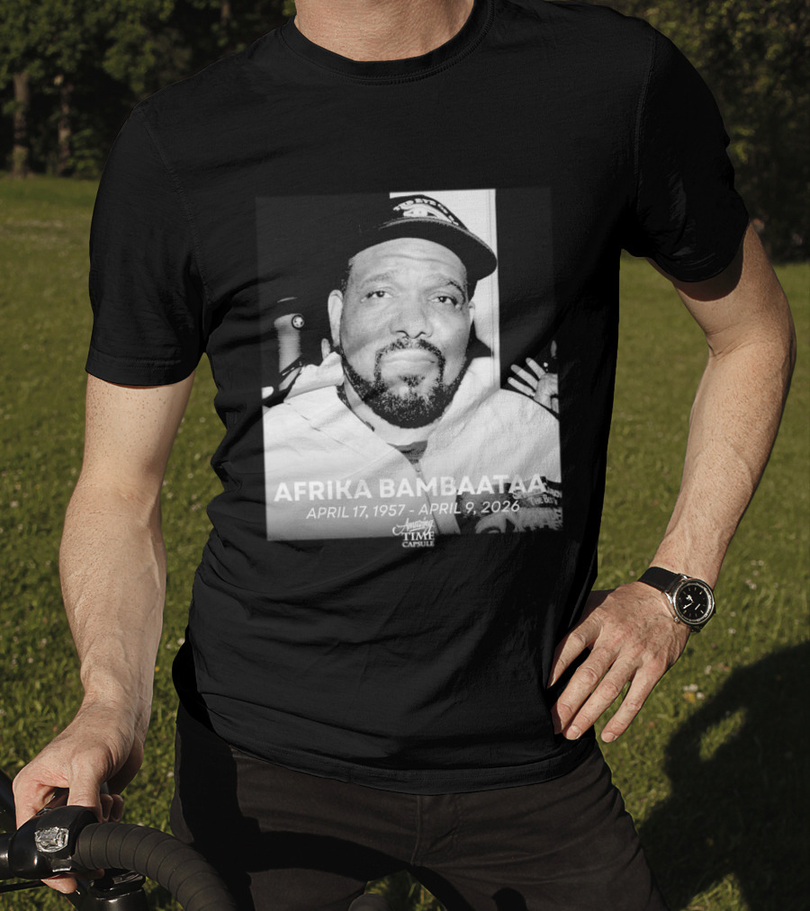 Afrika Bambaataa April 17 1957 April 9 2026 Time Capsule T-Shirt