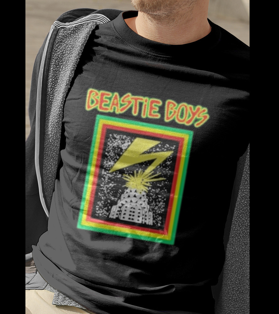 Beastie Boys Lightning Bolt Burst Skyline T-Shirt