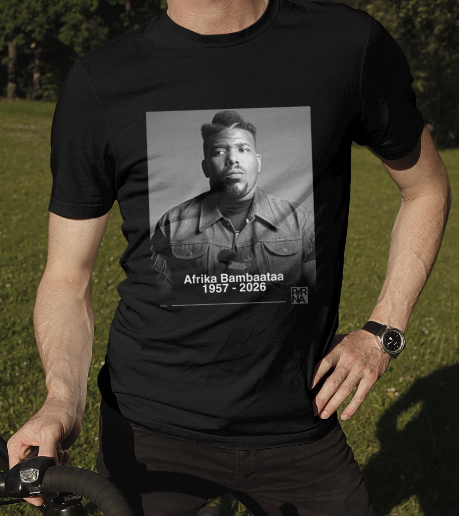 Afrika Bambaataa 1957 2026 Pioneer Legacy RNNA T-Shirt