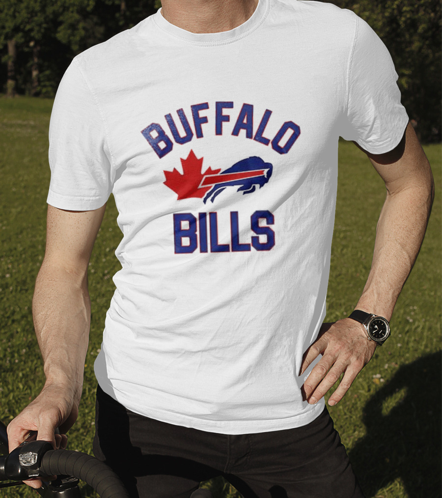 Buffalo Bills Maple Leafs Mafia Canada Collaboration T-Shirt