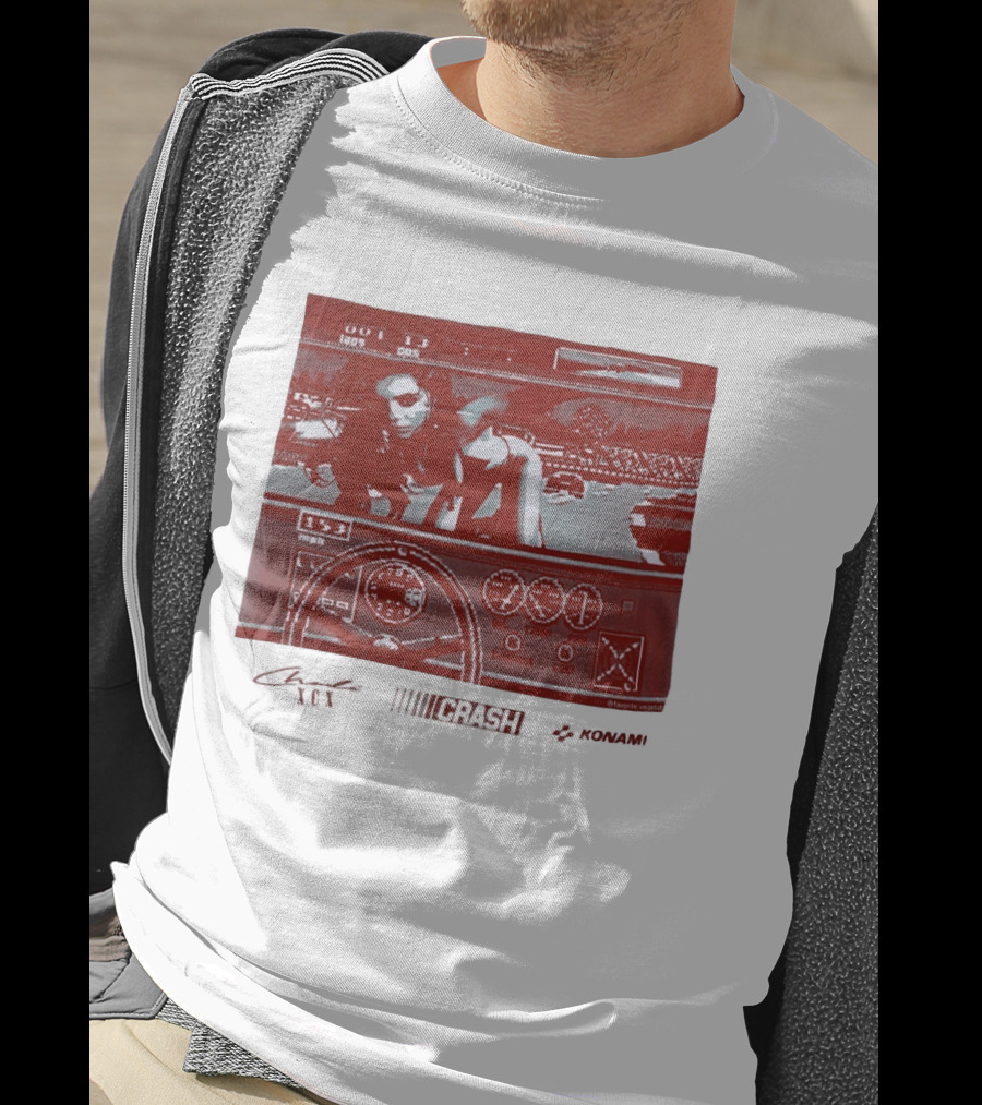 Charli XCX Konami Retro Video Game Racer Speed Aesthetic T-Shirt