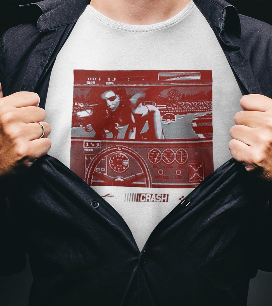 Charli XCX Konami Retro Video Game Racer Speed Aesthetic T-Shirt