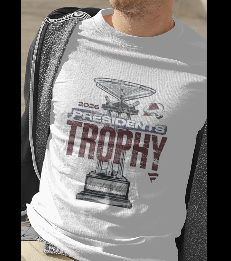 Colorado Avalanche 2026 NHL Presidents' Trophy Winner T-Shirt
