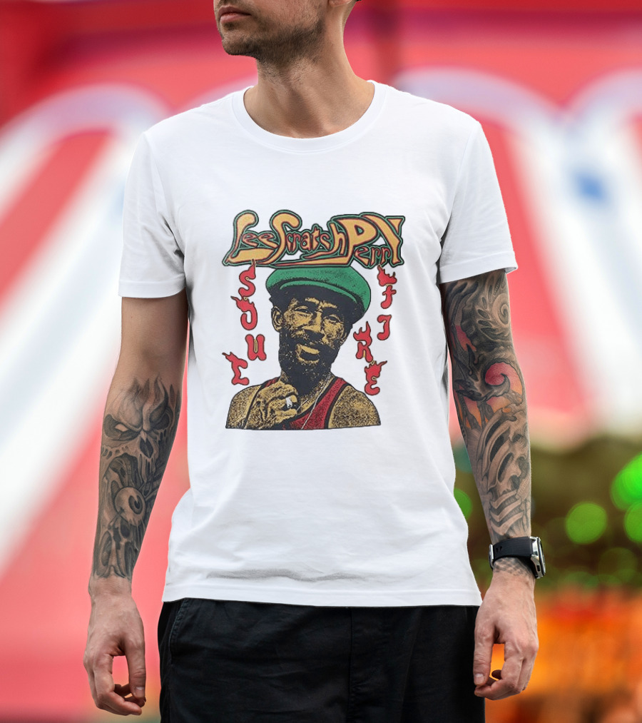 Lee Scratch Perry Message Issue Life T-Shirt