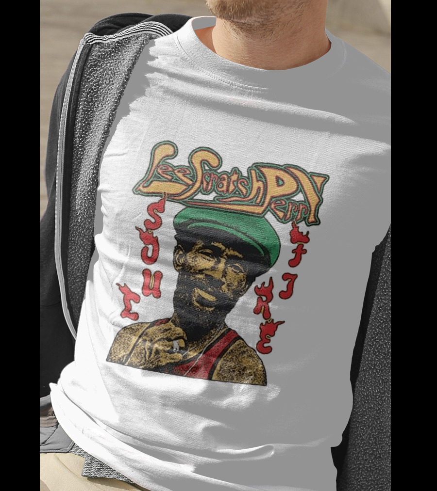 Lee Scratch Perry Message Issue Life T-Shirt