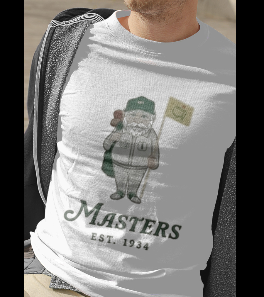 Masters Golf Gnome Est 1934 Augusta Flag T-Shirt