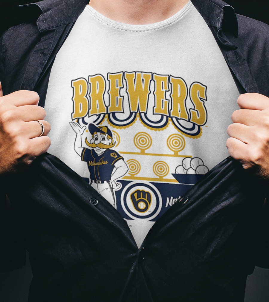 Milwaukee Brewers National League 2026 Step Back Up T-Shirt