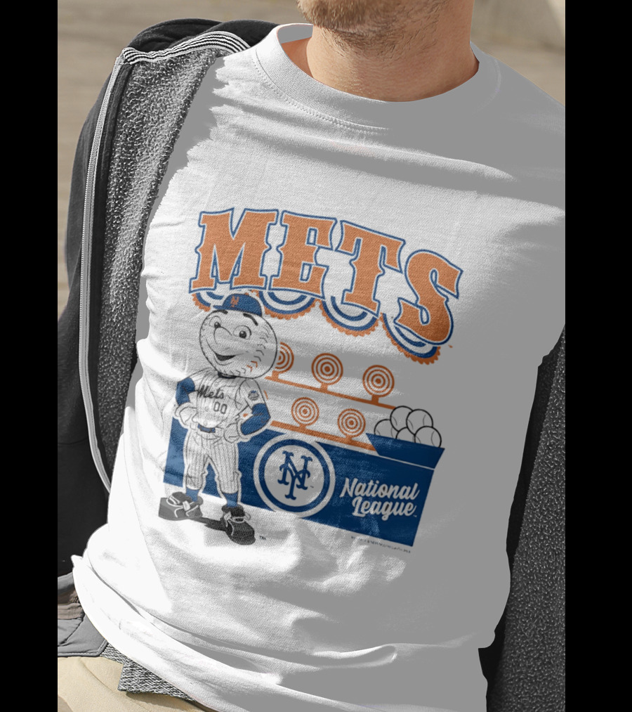 New York Mets 2026 Step Back Up National League MLB T-Shirt