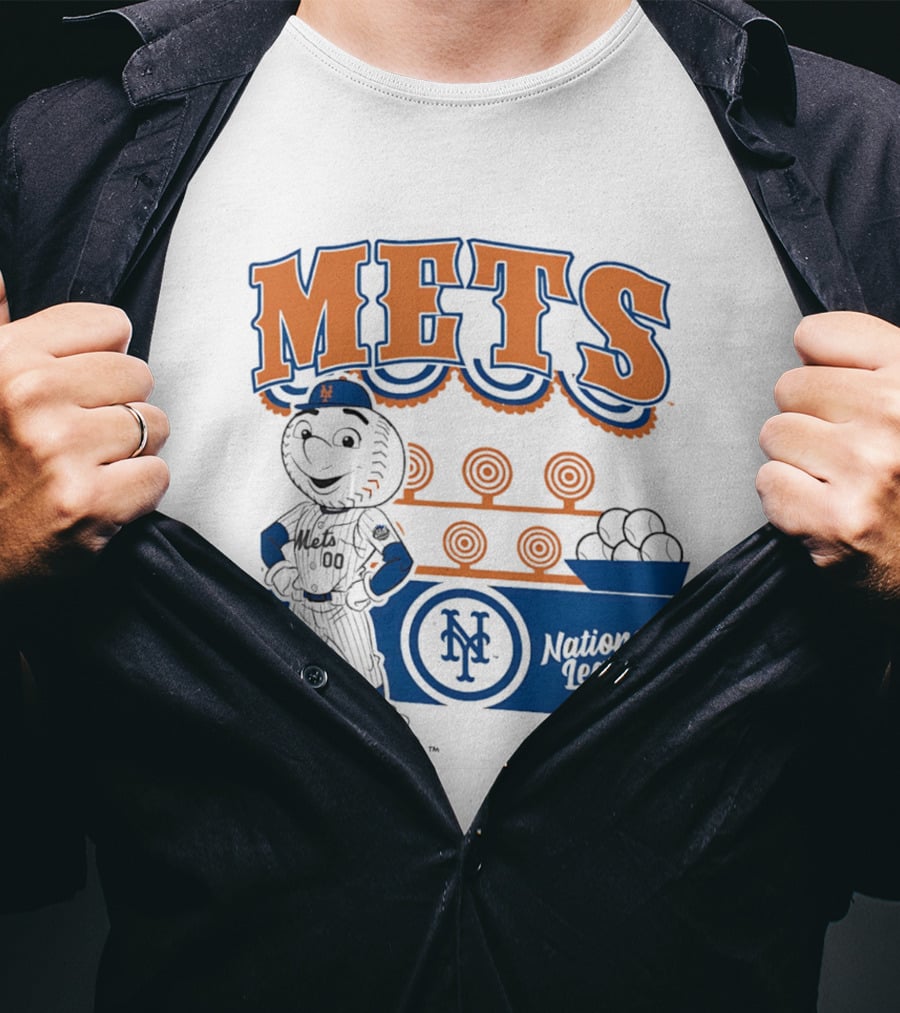 New York Mets 2026 Step Back Up National League MLB T-Shirt