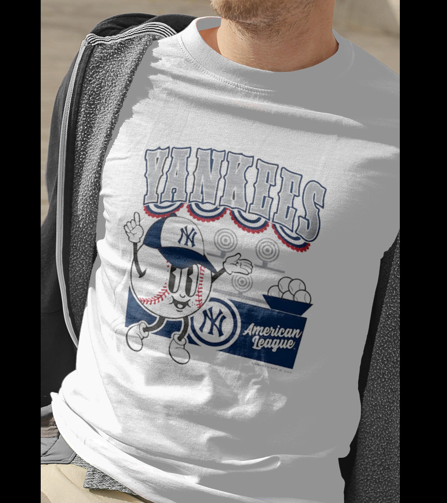 Yankees New York MLB 2026 Step Back Up American League T-Shirt