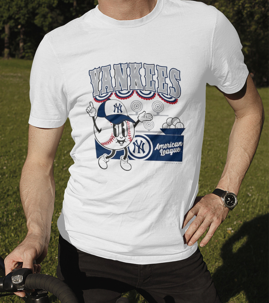 Yankees New York MLB 2026 Step Back Up American League T-Shirt