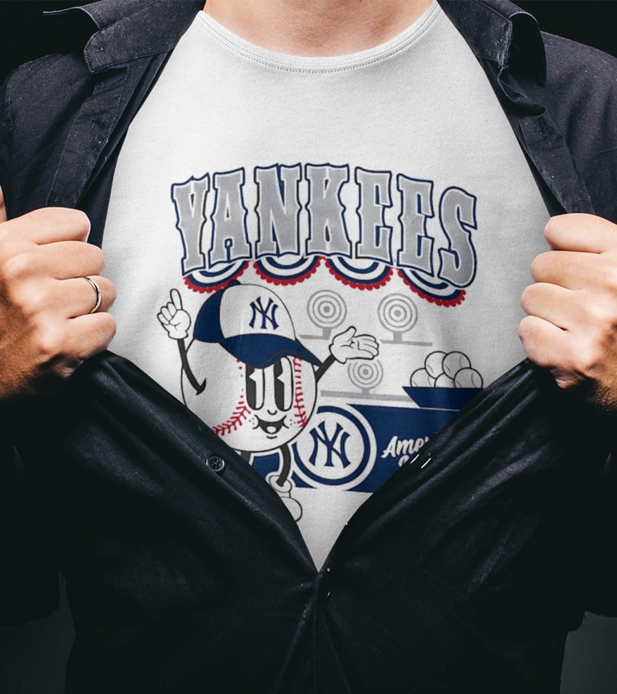 Yankees New York MLB 2026 Step Back Up American League T-Shirt