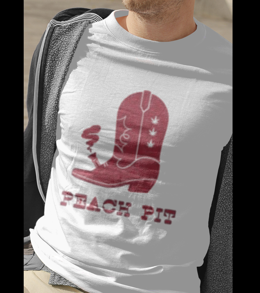 Peach Pit Boot Bong Iconic Music T-Shirt