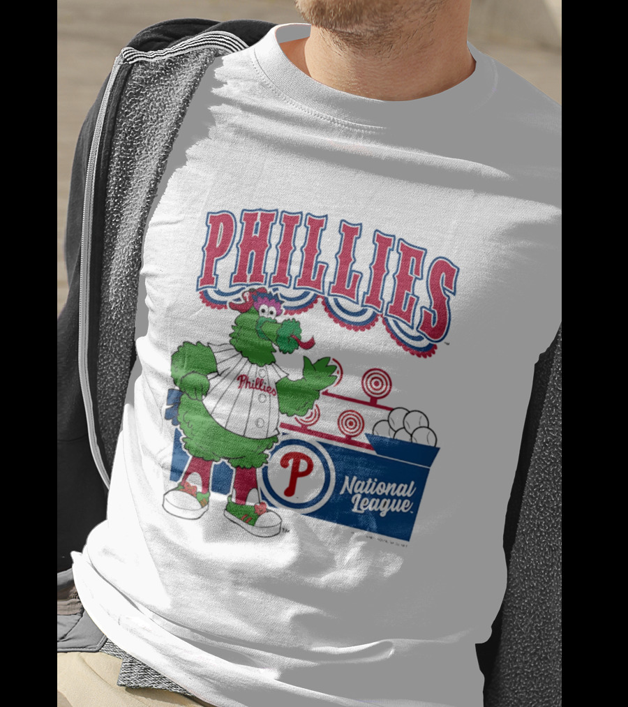 Philadelphia Phillies 2026 Step Back Up Phillies Phanatic National League T-Shirt