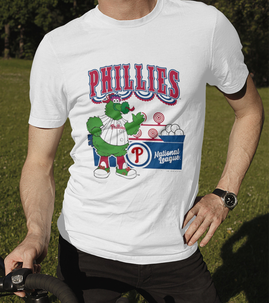Philadelphia Phillies 2026 Step Back Up Phillies Phanatic National League T-Shirt