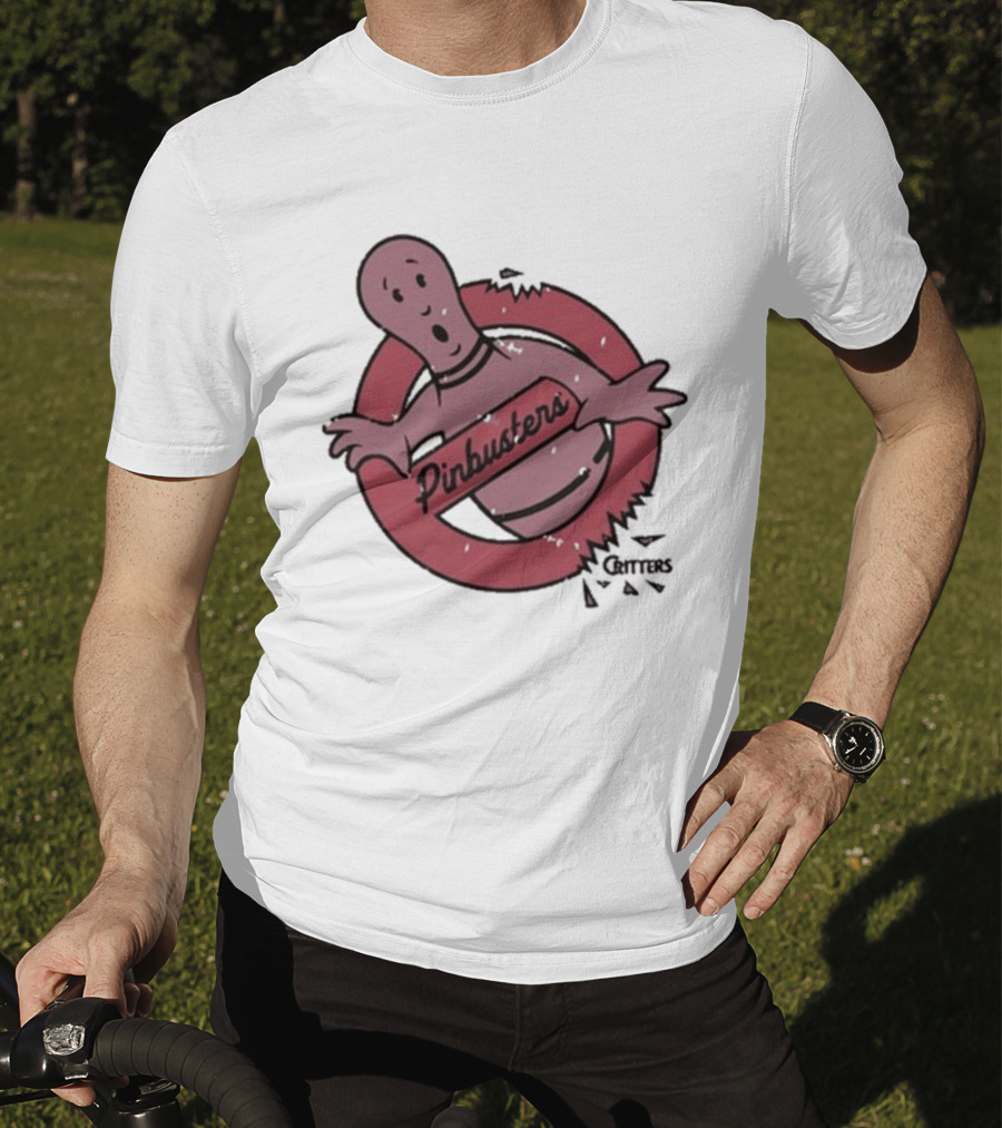 Pinbusters Parody Bowling Ghost T-Shirt
