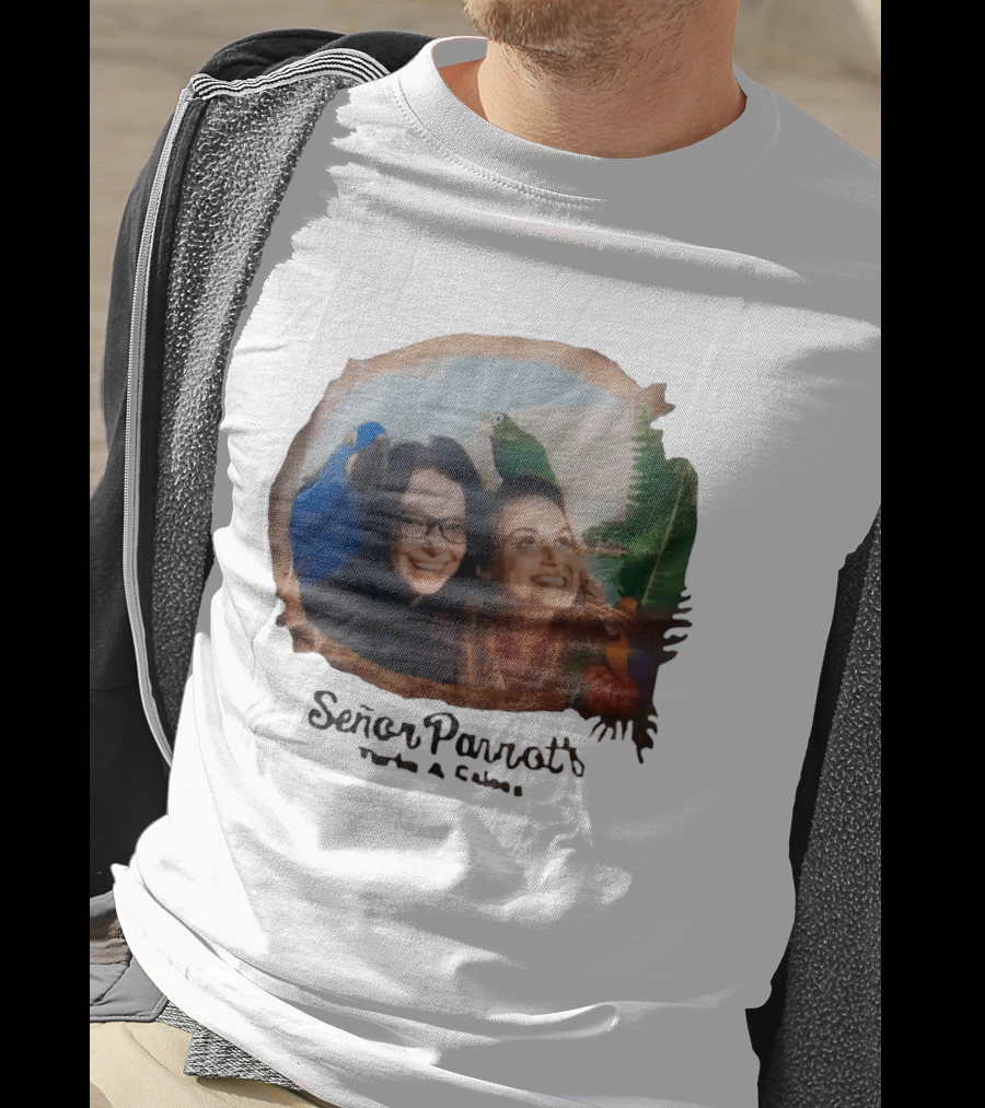 Señor Parrot Turks And Caicos Tropical Adventure T-Shirt