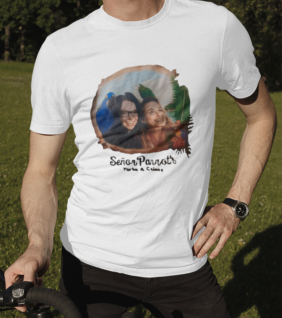 Señor Parrot Turks And Caicos Tropical Adventure T-Shirt