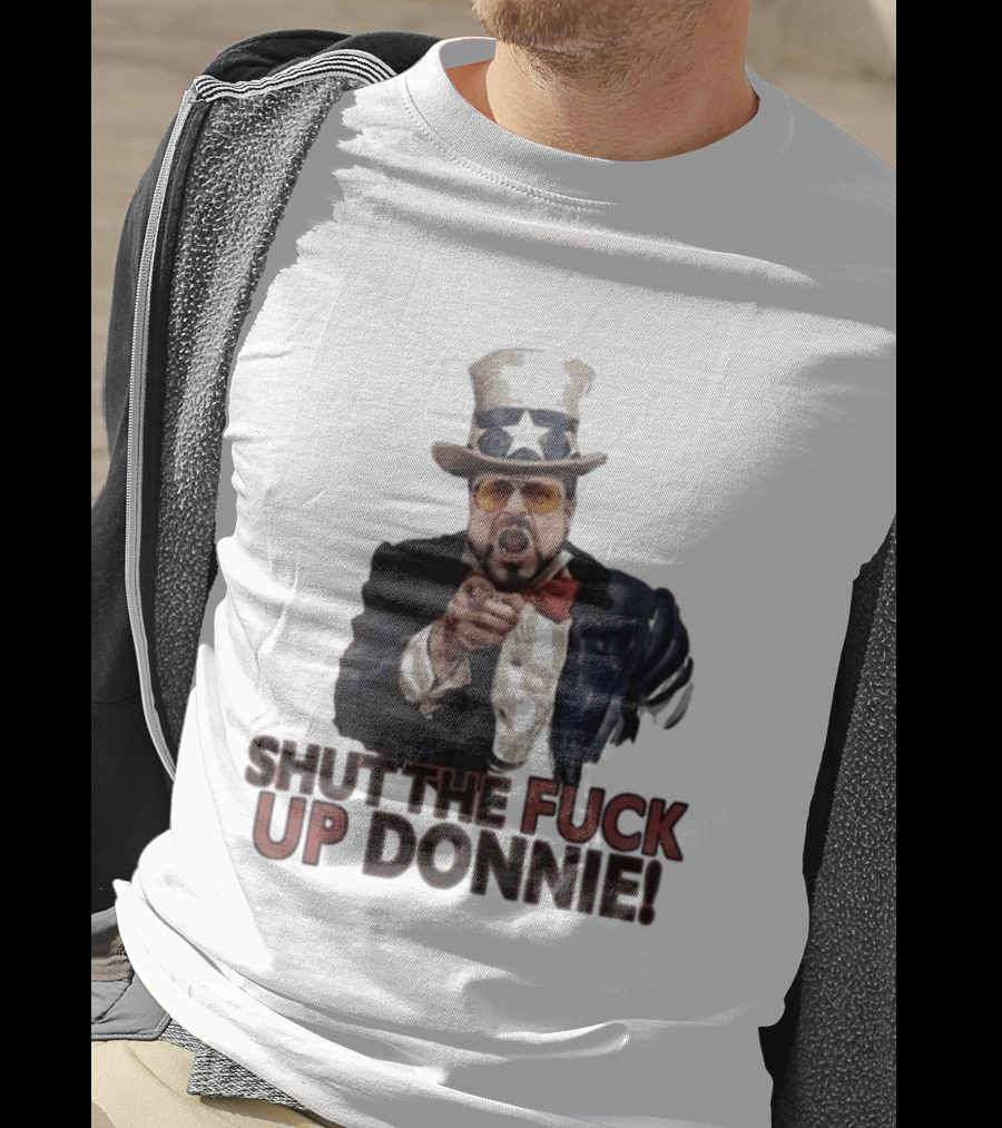 Walter Sobchak Shut The Fuck Up Donnie Uncle Sam T-Shirt