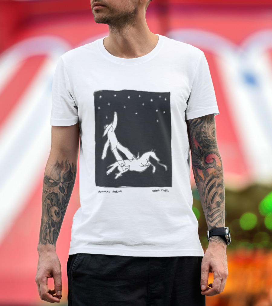 Anna Tivel Cowboy Under Starry Night T-Shirt