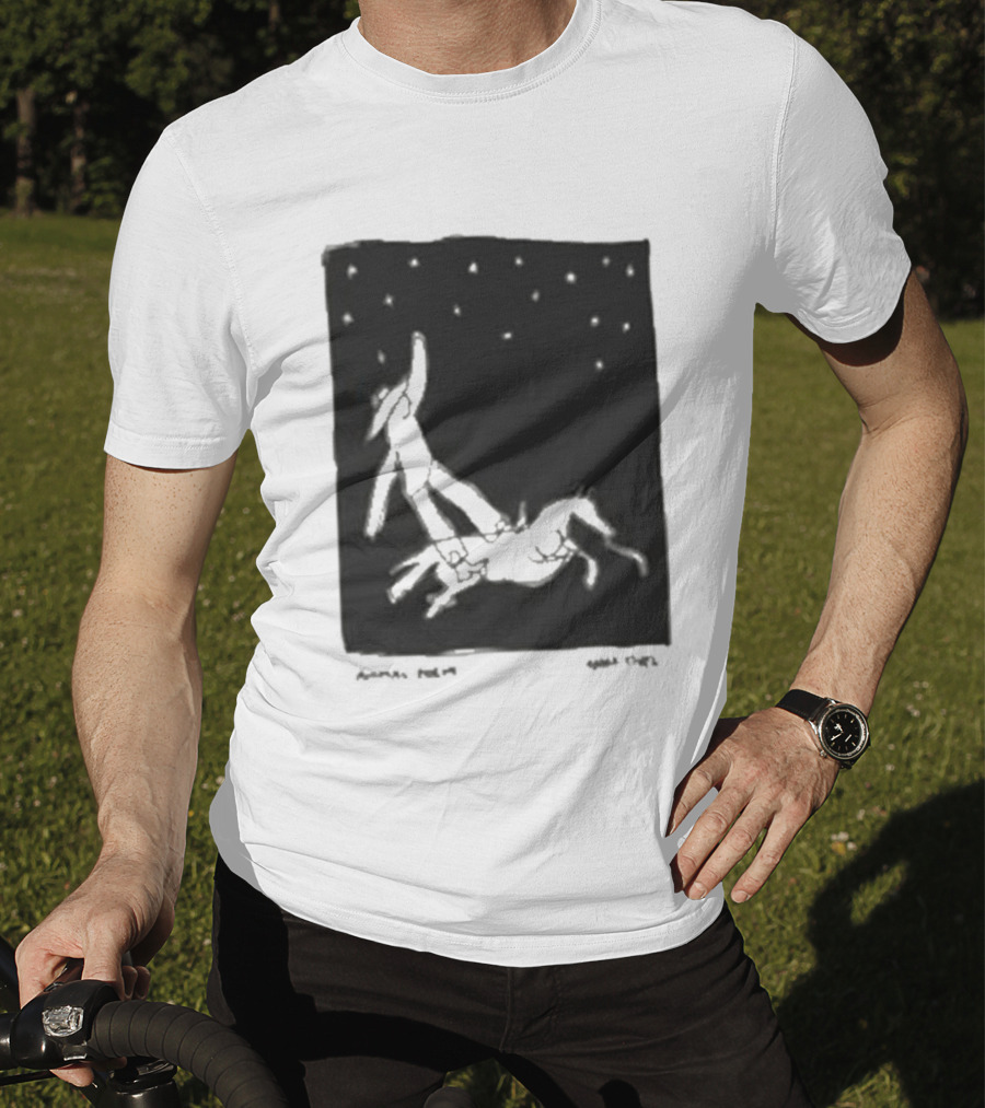 Anna Tivel Cowboy Under Starry Night T-Shirt