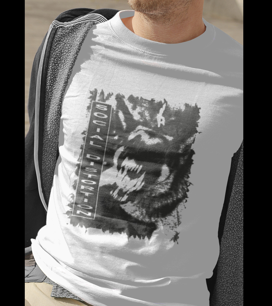 Social Distortion Dog Fight Skeleton Man Boxing Gloves T-Shirt
