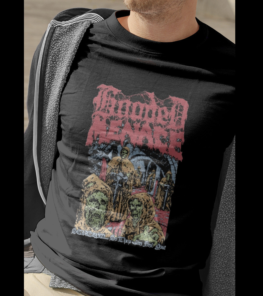 Hooded Menace Scream So They Can Find You T-Shirt