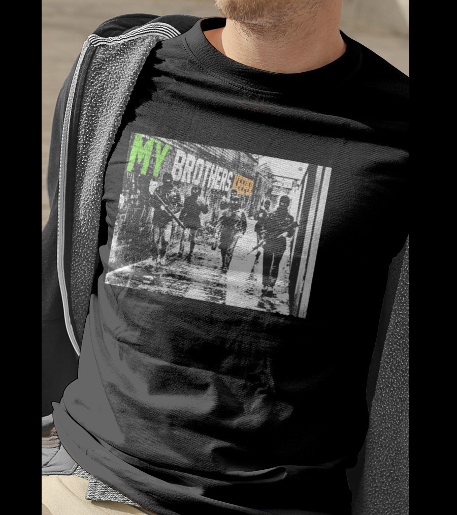 Omerta My Brothers Keeper Masked Figures Alleyway T-Shirt