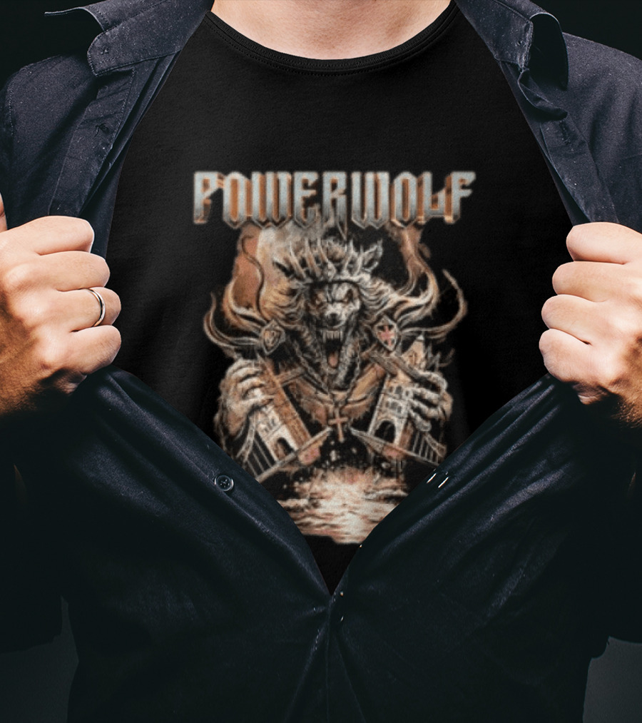 Powerwolf Wake Up The Wembley Metal Mass Ovo Arena London Tour 2026 T-Shirt