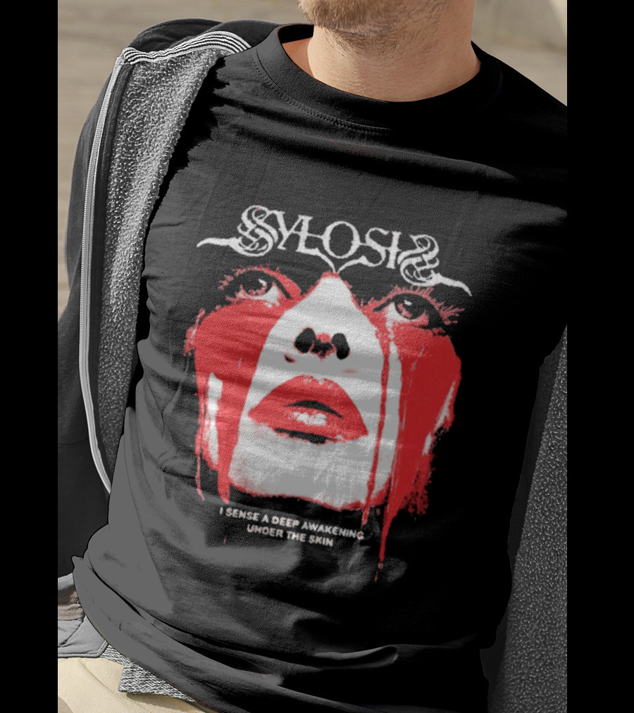 Sylosis I Sense A Deep Awakening Under The Skin Blood Tears Face T-Shirt