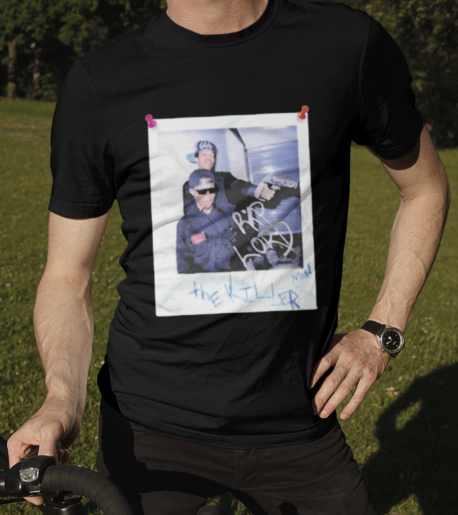 Three 6 Mafia RIP Lord The Killer MIN With Graffiti Style Polaroid T-Shirt