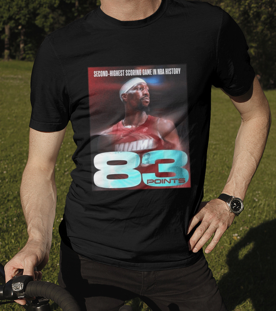 Miami 83 Points Bam Adebayo Second Highest Scoring Game In NBA History T-Shirt