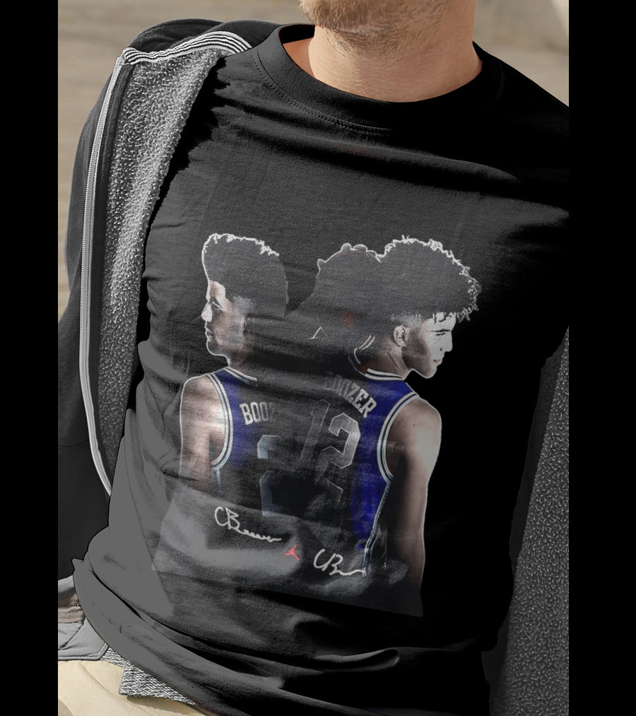Cayden Boozer Cameron Boozer Duke Blue Devils Basketball Numbers 2 12 T-Shirt