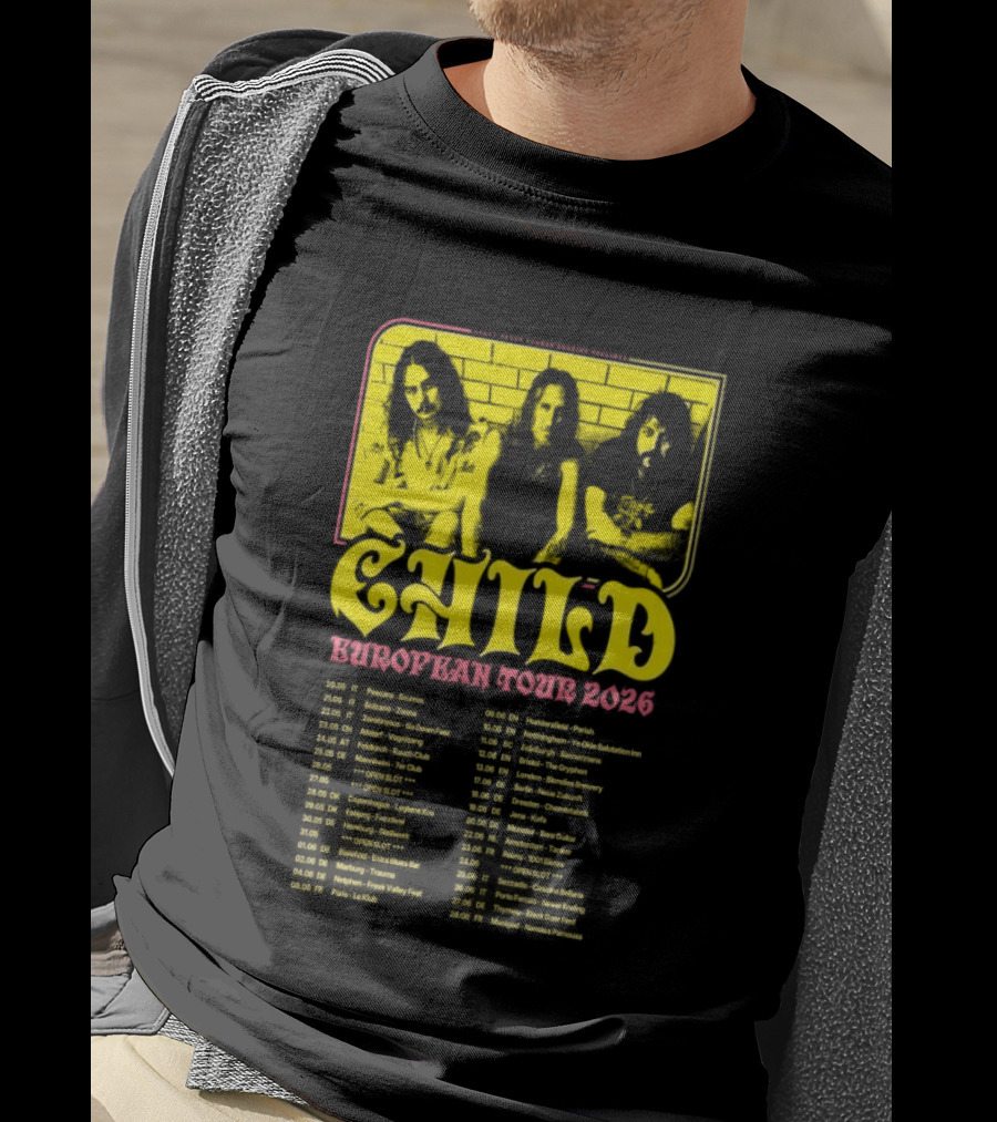 Child Europe Tour 2026 Concert Dates And Locations T-Shirt