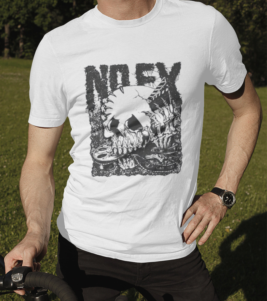 40 Years NoFX Film Skull Anniversary T-Shirt
