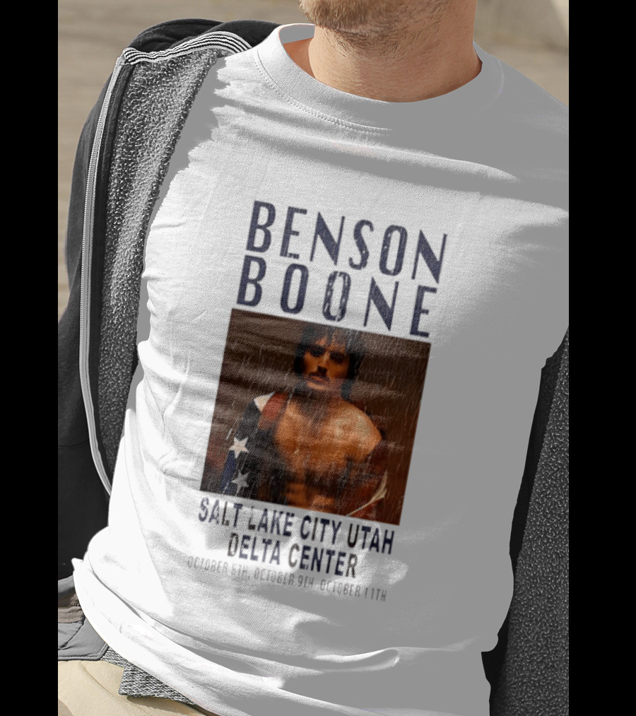 Benson Boone Salt Lake City Utah Delta Center October 8th 9th 11th T-Shirt