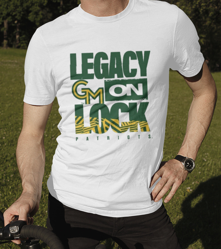 George Mason Patriots Legacy On Lock Basketball GM T-Shirt