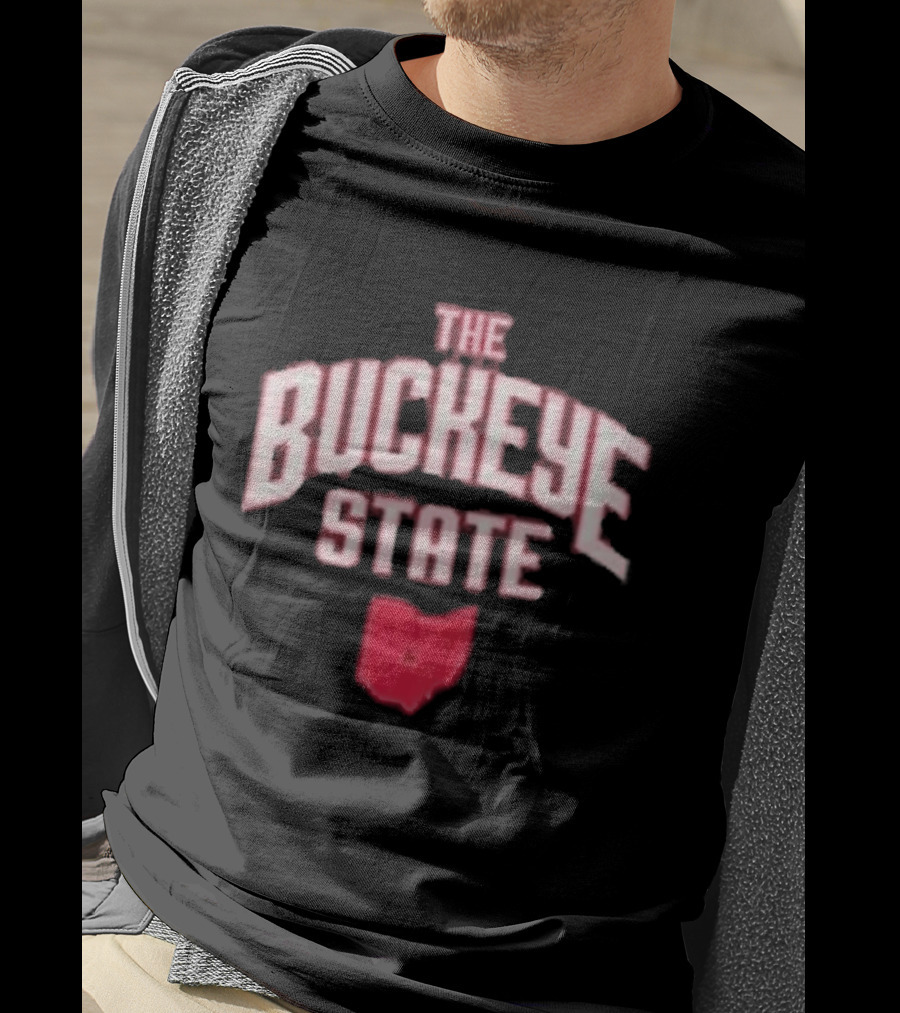 Ohio State Baseball Stealth Black Uniform 2026 The Buckeye State T-Shirt