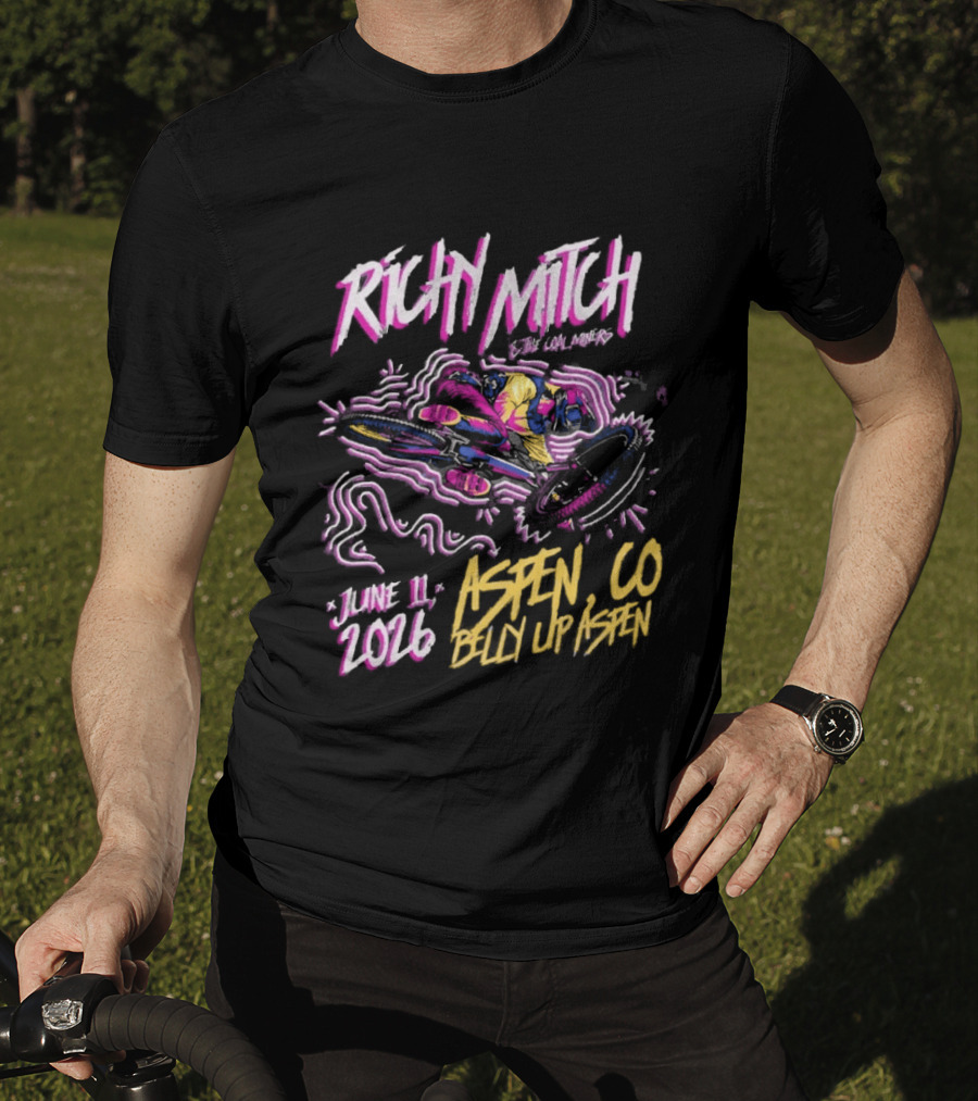 Richy Mitch And The Coal Miners June 11 2026 Aspen CO Belly Up Venue Event T-Shirt