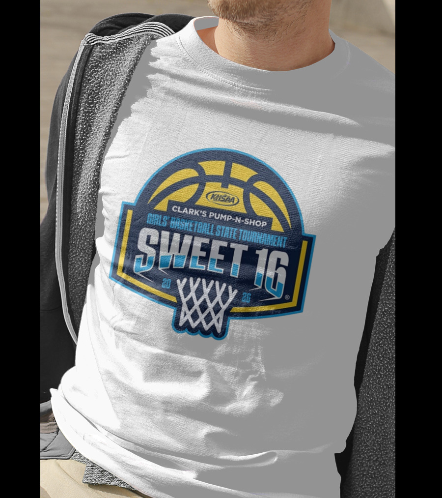 Sweet 16 KHSAA Clark's Pump N Shop Girls' Basketball State Tournament 2026 T-Shirt