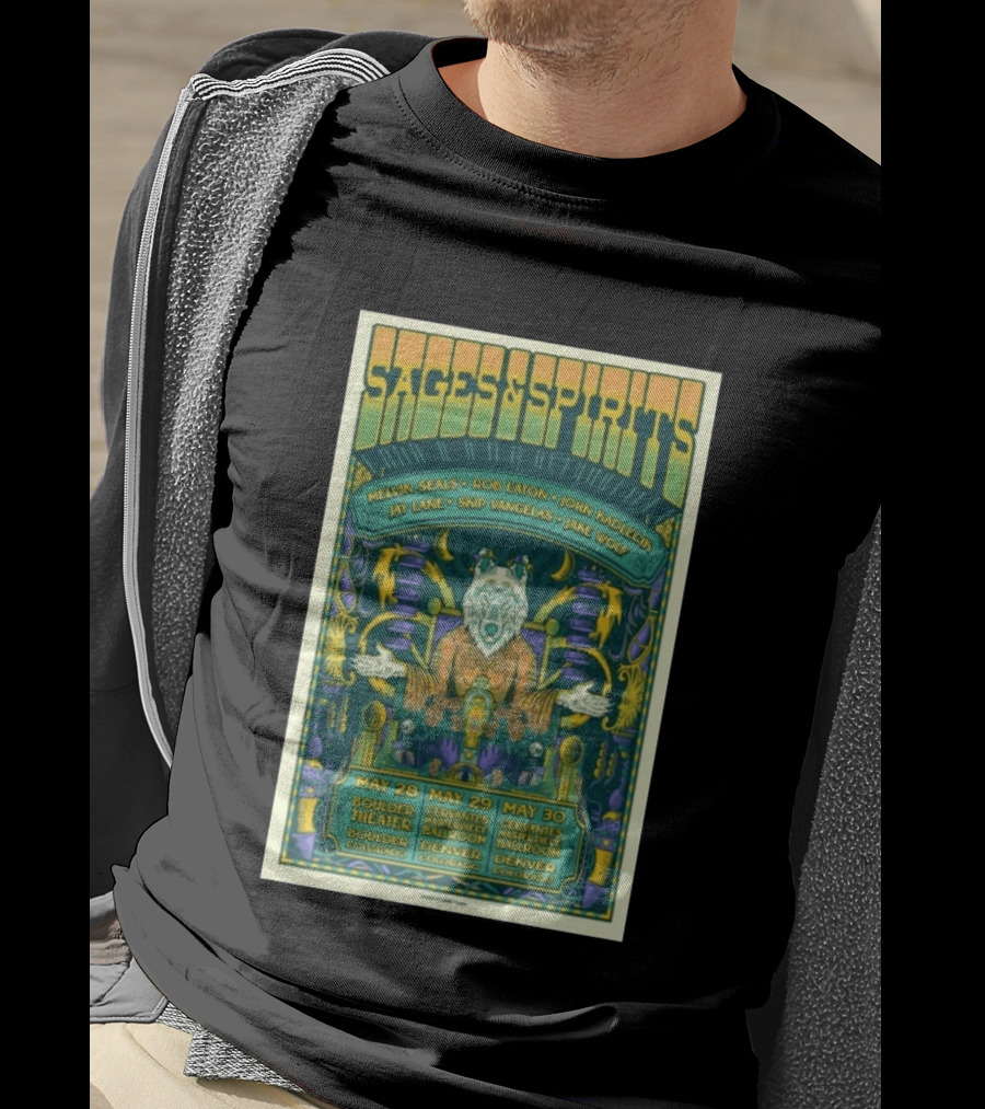 Sages And Spirits In Boulder Cl May 28 2026 T-Shirt