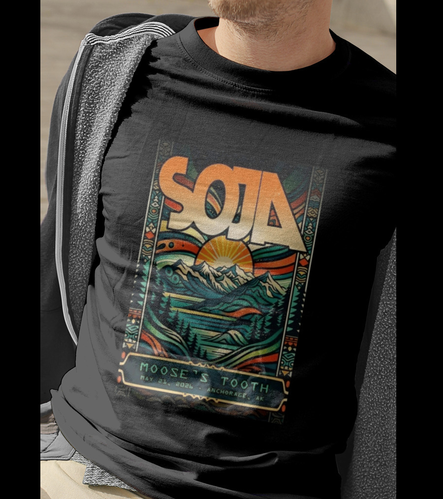 Soja Moose's Tooth Anchorage AK May 21 2026 T-Shirt