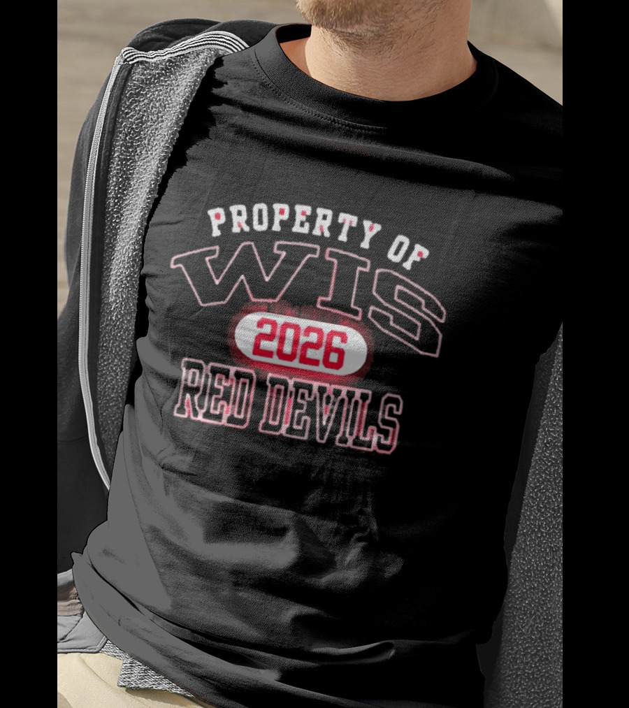 Property Of Wis Washington Red Devils Class Of 2026 T-Shirt