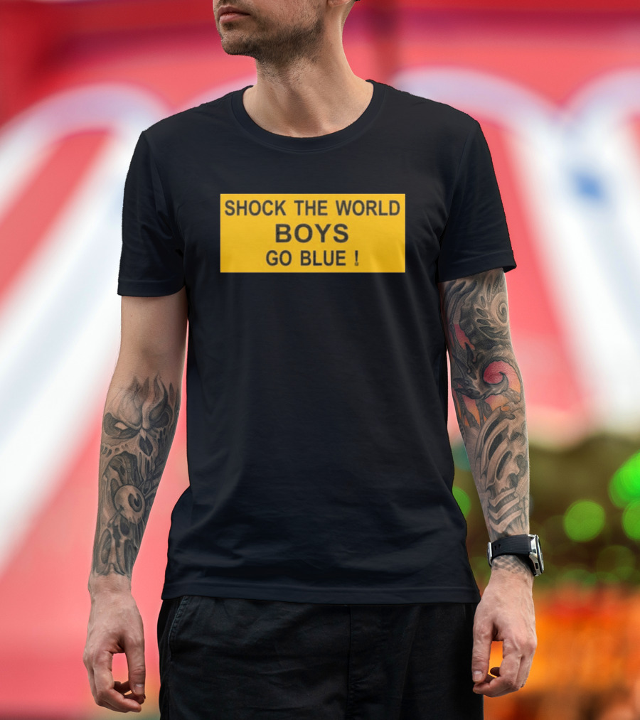 Shock The World Boys Go Blue T-Shirt