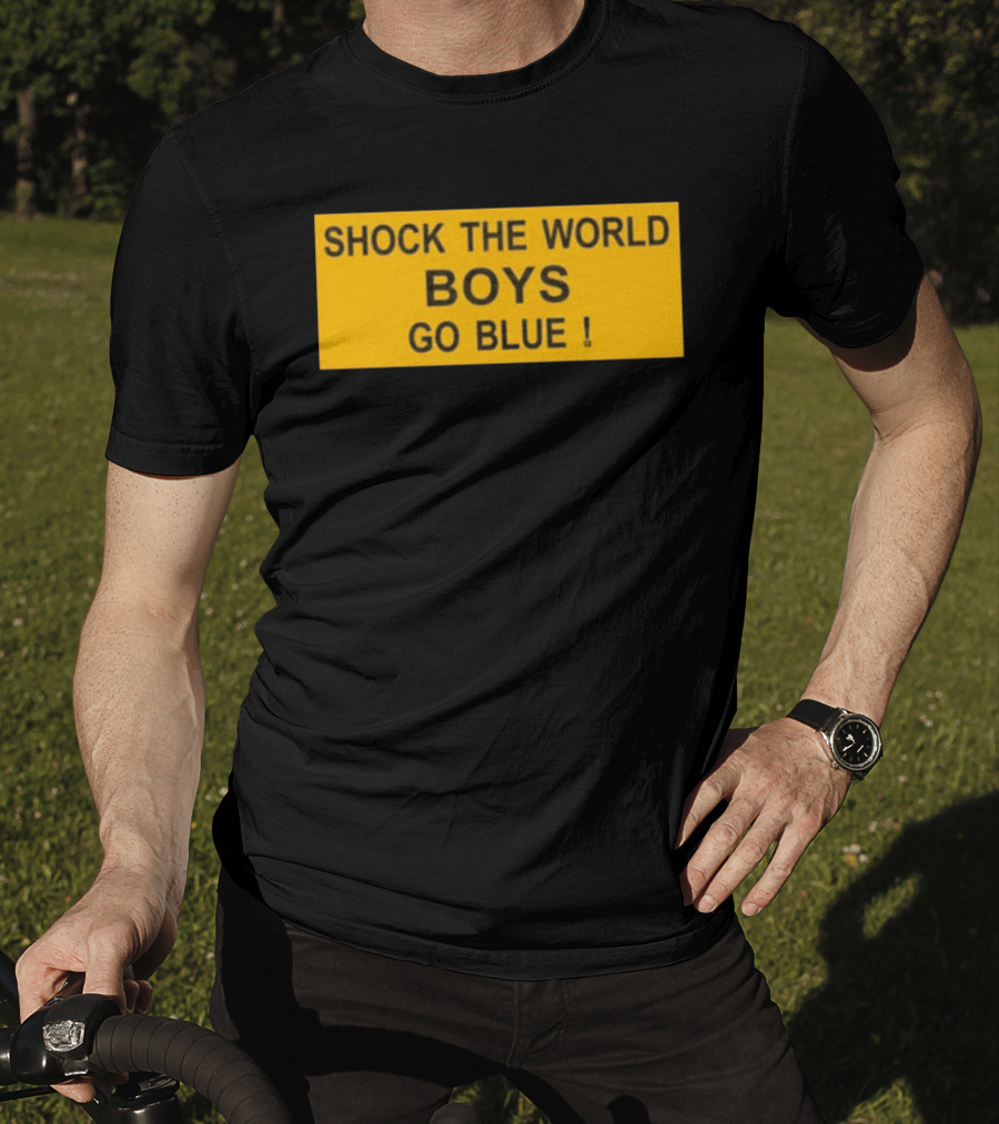 Shock The World Boys Go Blue T-Shirt