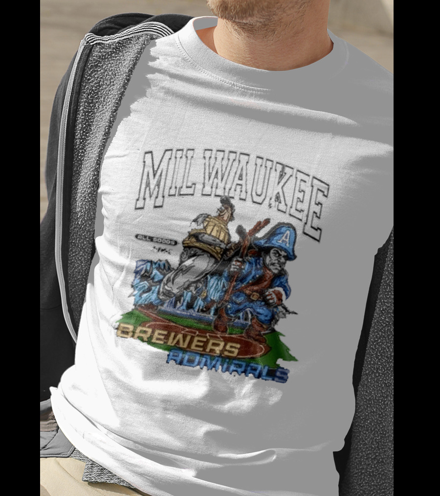 Milwaukee Brewers Admirals 2026 Night Collaboration T-Shirt