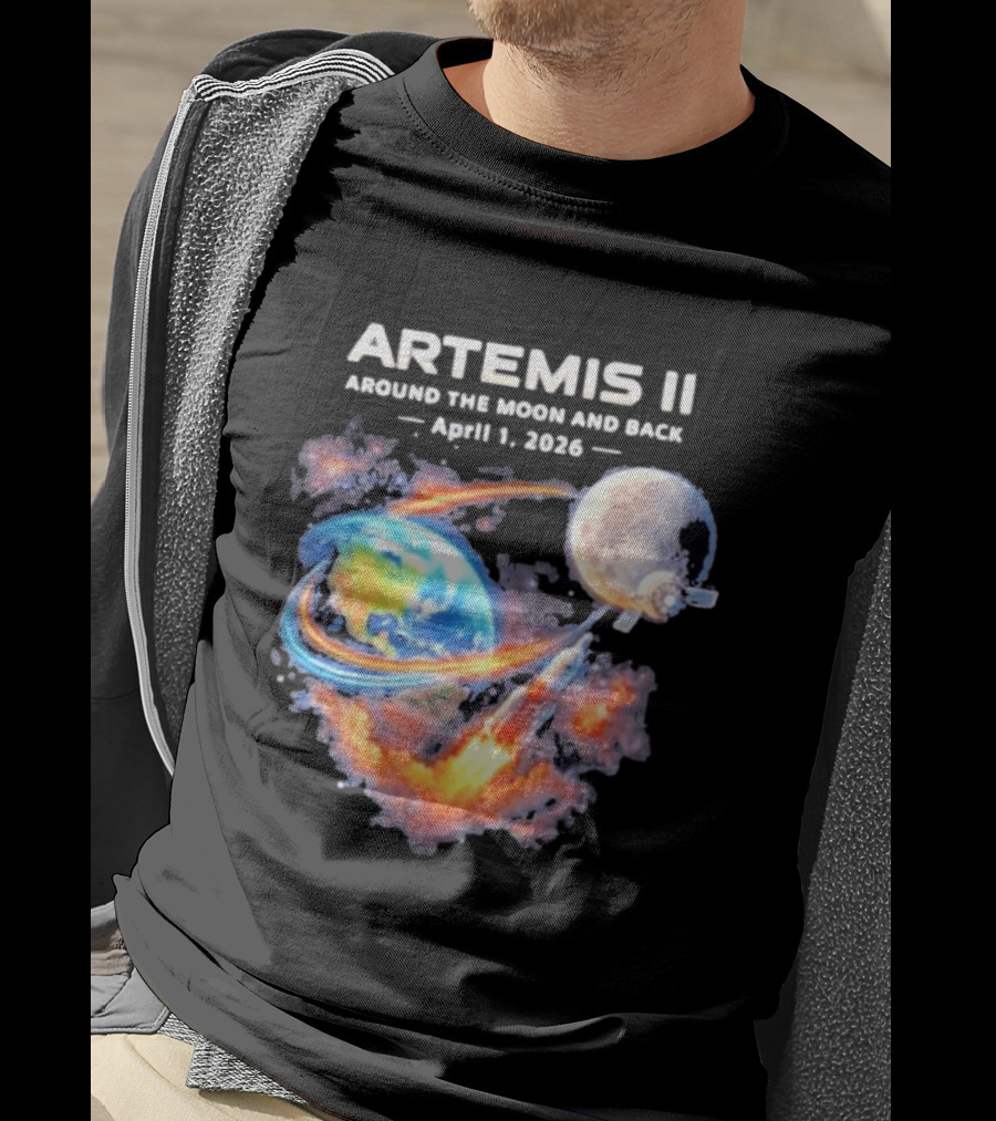 Artemis II Around The Moon And Back April 1 2026 T-Shirt