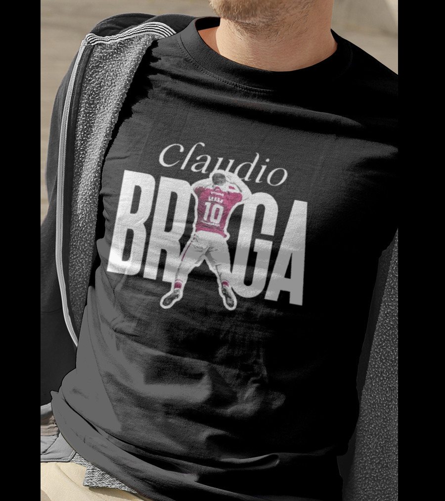 Cláudio Braga 10 Midlothian Football Club Player T-Shirt
