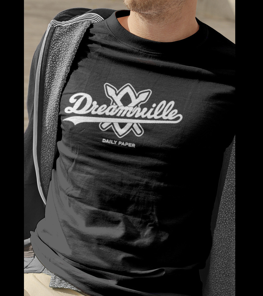 Dreamville Daily Paper X Collaboration Baseball Bats T-Shirt