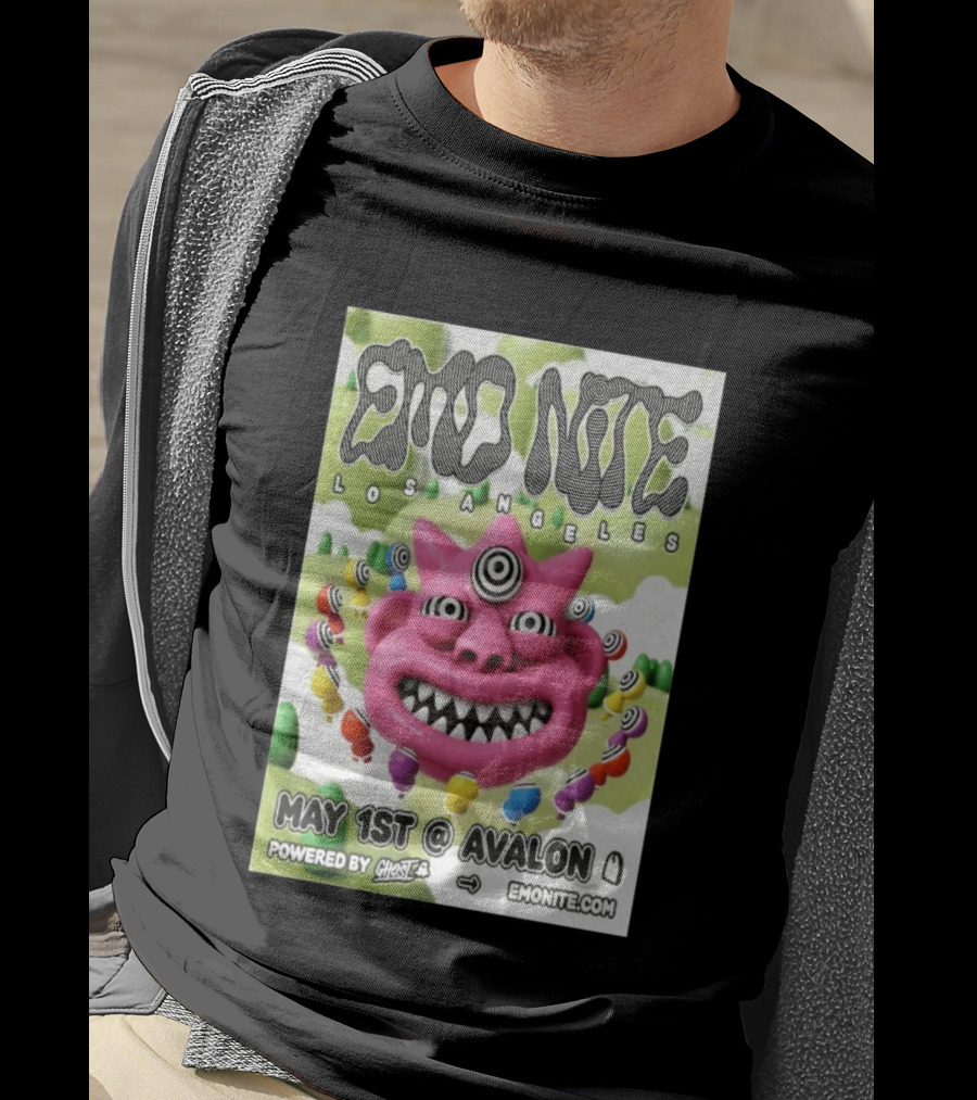 Emo Nite Los Angeles May 1st Avalon Powered By Ghost EmoNite Dot Com T-Shirt